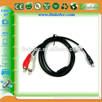 High quality shenzhen audio cable 1m 2m 3m 5m usb to rca cable for tv